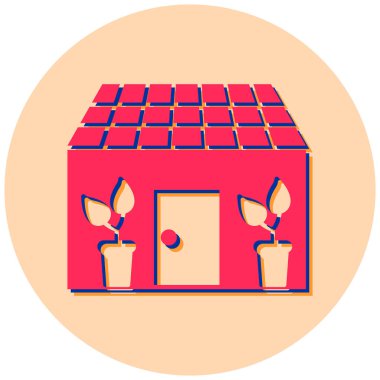 Güneş enerjisi. Web simgesi