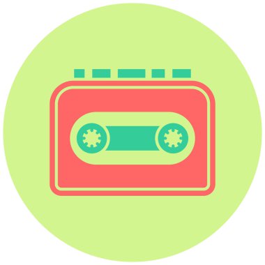 kaset teyp vektör simgesi