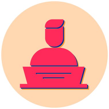 Modern eğitim ikonunun vektör illüstrasyonu