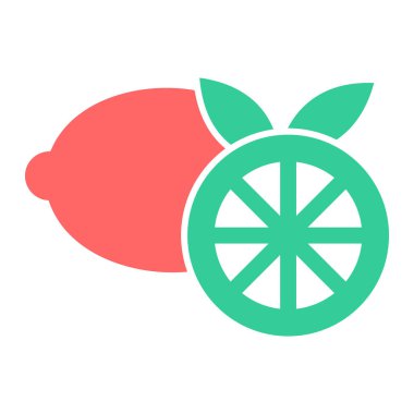 limon vektörü renk simgesi