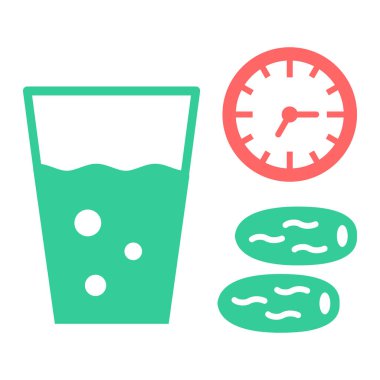 Su simgesinin vektör illüstrasyonu