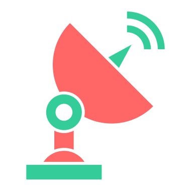 Uydu anteni. Web simgesi