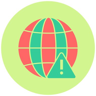 küresel ağ. Basit resimleme