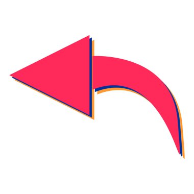 ok simgesi vektör illüstrasyonu