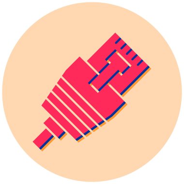 şarj simgesinin vektör illüstrasyonu