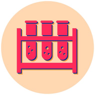 test tübü vektör simgesi modern basit tasarım