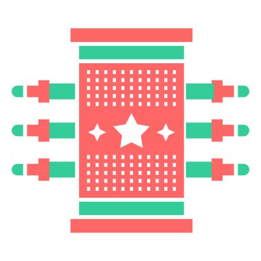 Otel, bina, internet, ağ, vektör illüstrasyonu