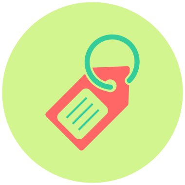 Etiket. Web simgesi basit illüstrasyon