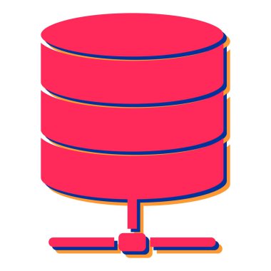 veritabanı simgesi çizimi