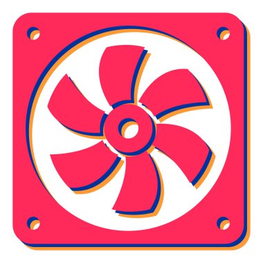 Hayran ikonu. vektör illüstrasyonu