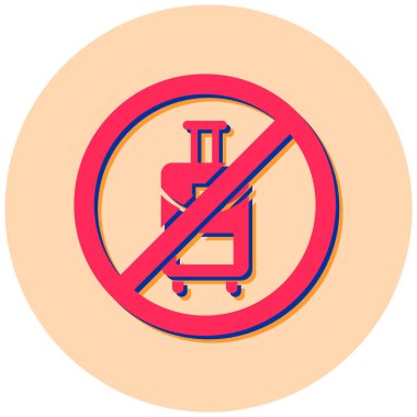 Basit şekilde izole edilmiş vektör illüstrasyonunda park simgesi yok