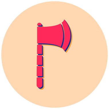 Balta. Web simgesi basit illüstrasyon