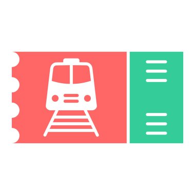 tren simgesi vektör illüstrasyonu