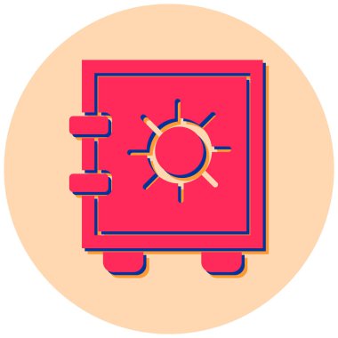 Dolap. Web simgesi basit illüstrasyon