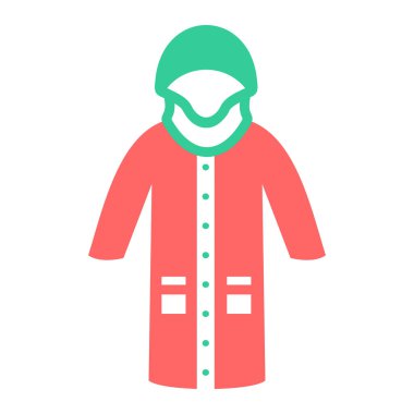 Kapüşonlu bir adamın vektör çizimi