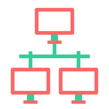 ağ paylaşım simgesi çizimi