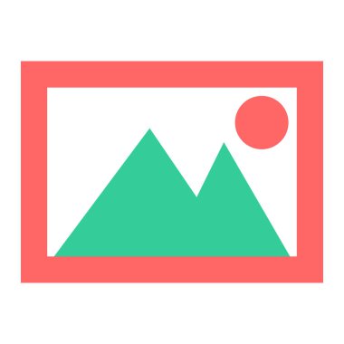 Resim. Web simgesi basit tasarım