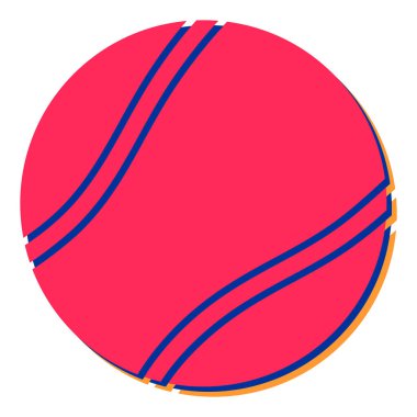 Tenis topu ikonu. Spor malzemeleri. vektör illüstrasyonu