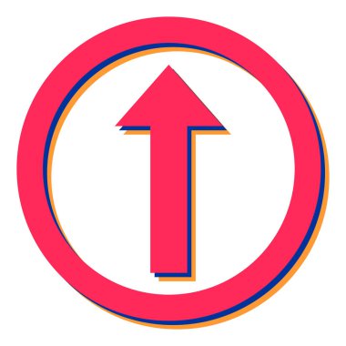 ok simgesi vektör illüstrasyonu