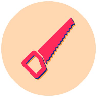 Gördüm. Web simgesi basit illüstrasyon