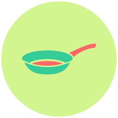 Tava. Web simgesi basit tasarım