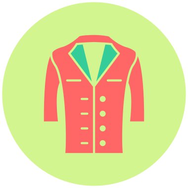 Polis üniformasının vektör çizimi modern simge 