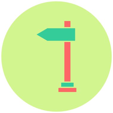 Yol tabelası. Basit tasarım