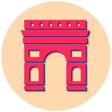 Ünlü bir simgenin vektör illüstrasyonu