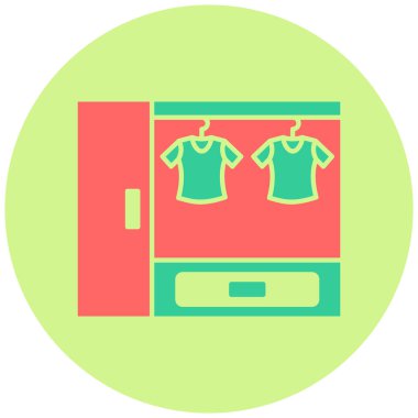 Kostüm ikonu. Basit resimleme