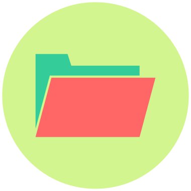 Dosya. Web simgesi basit illüstrasyon