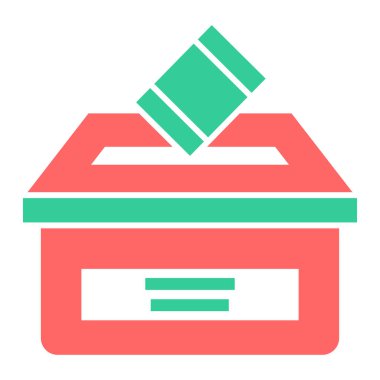 Kutu. Web simgesi basit illüstrasyon