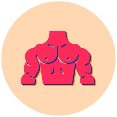 Vücut simge vektör çizim