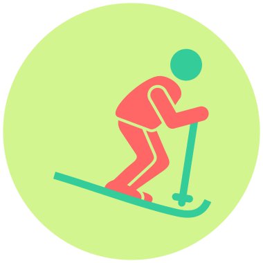 Kayak. Web simgesi basit illüstrasyon