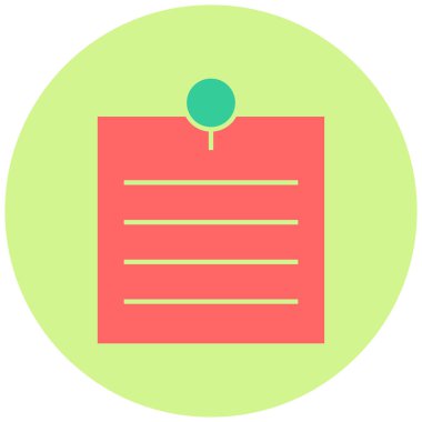 Gönder. Web simgesi basit illüstrasyon