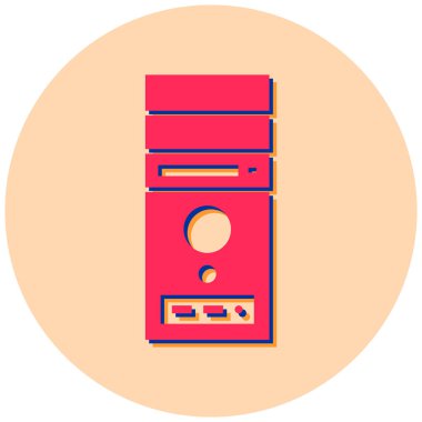 bilgisayar vektör simgesi modern basit tasarım