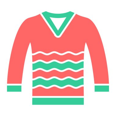 Kıyafetler. Web simgesi basit illüstrasyon