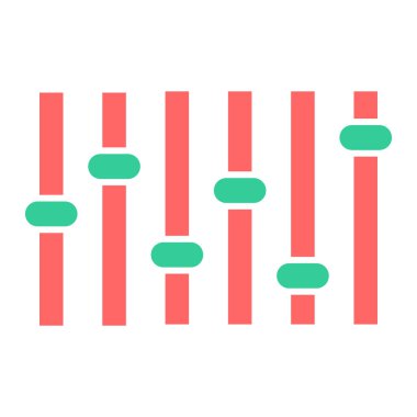 eşitleyici simge vektör illüstrasyonu