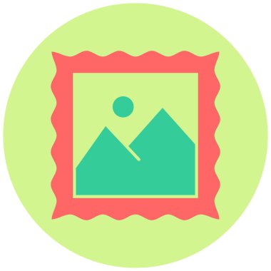 Sanat simgesi, vektör illüstrasyonu