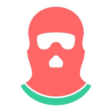 Yüz maskesi. Basit tasarım