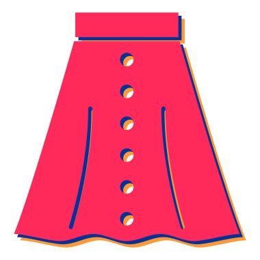 Basit vektör illüstrasyonu, web simgesi 