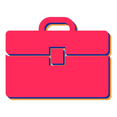 evrak çantası ikonu vektör illüstrasyonu