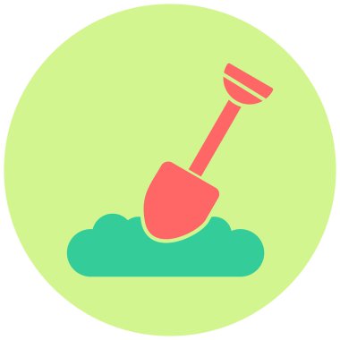 Kürek. Web simgesi basit tasarım