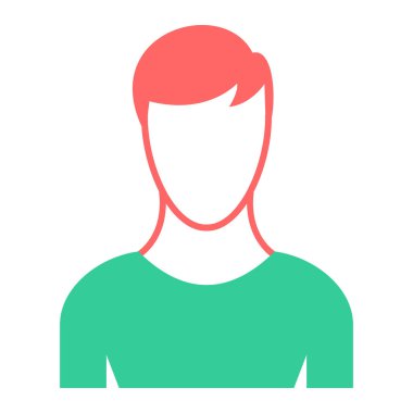 avatar. Web simgesi basit tasarım