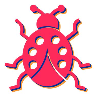 Uğur böceği vektör illüstrasyonuName