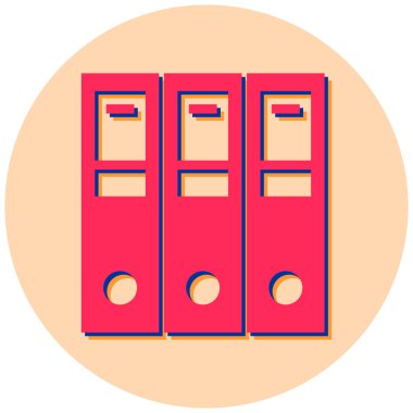 arşiv vektörü simgesi modern basit illüstrasyon