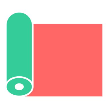 Havlu. Web simgesi basit illüstrasyon