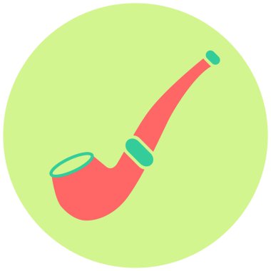 Boru. Web simgesi basit tasarım