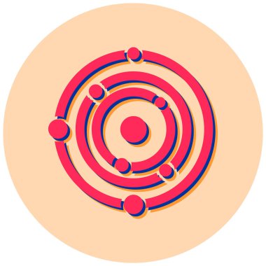 Hedef. Web simgesi basit illüstrasyon