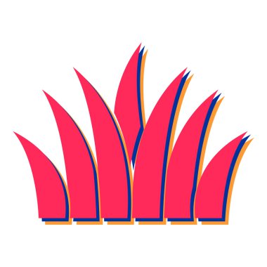 Projeniz için renkli bir arkaplan vektör çizimi