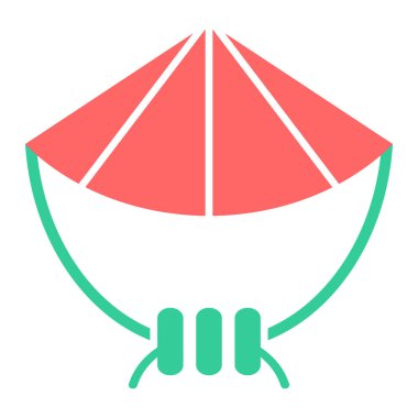 Çizgi film simgesinin vektör çizimi